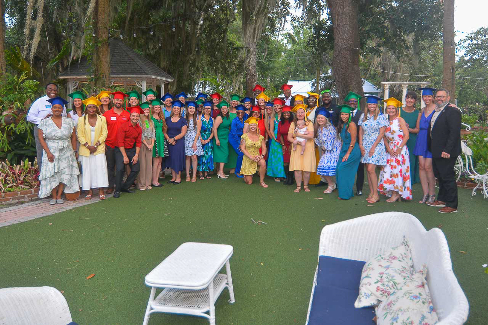 Leadership Gainesville Class 52 graduates and staff at the graduation ceremony